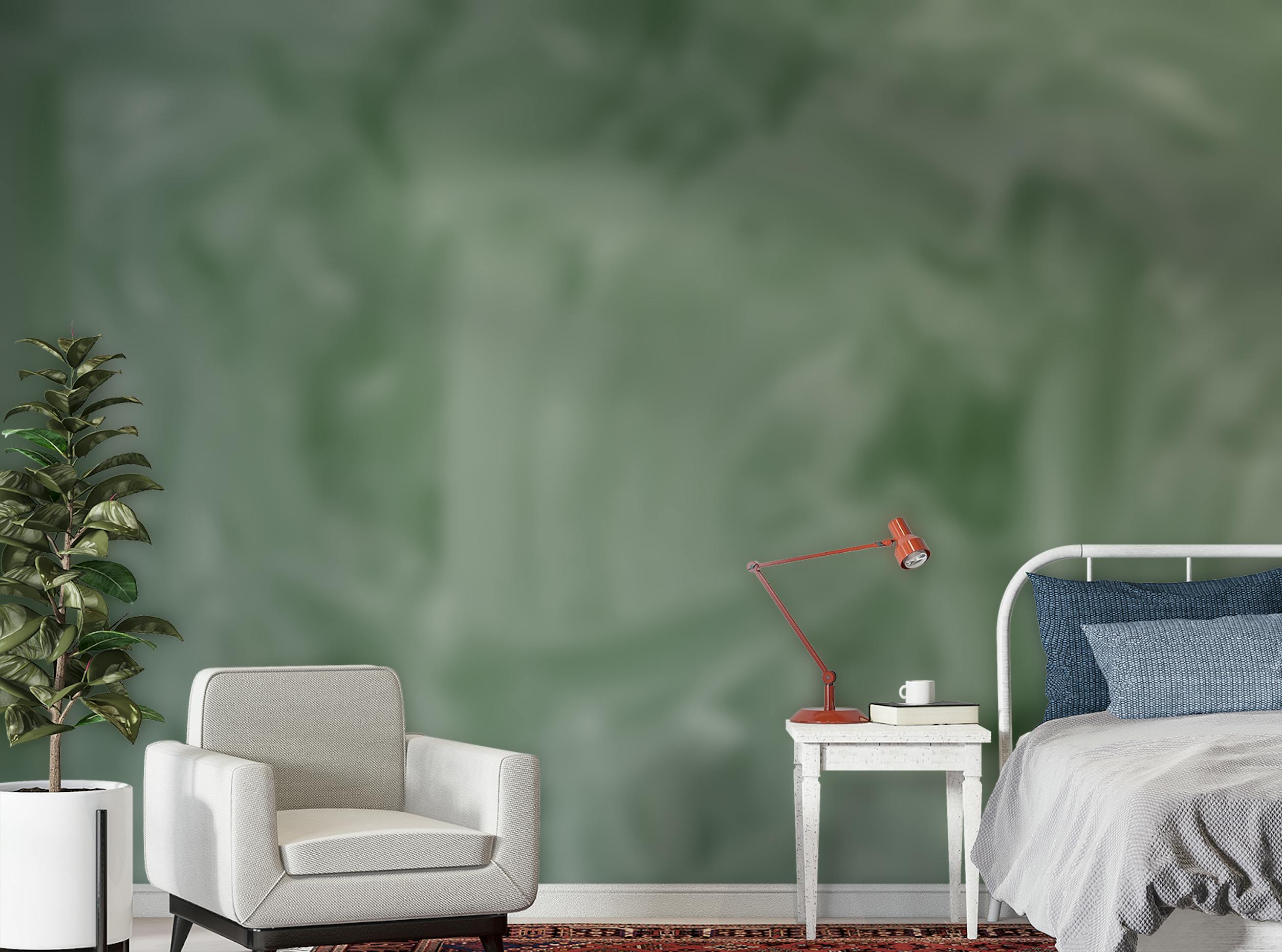 Peel and Stick Smudge Green Board Wallpaper Mural 