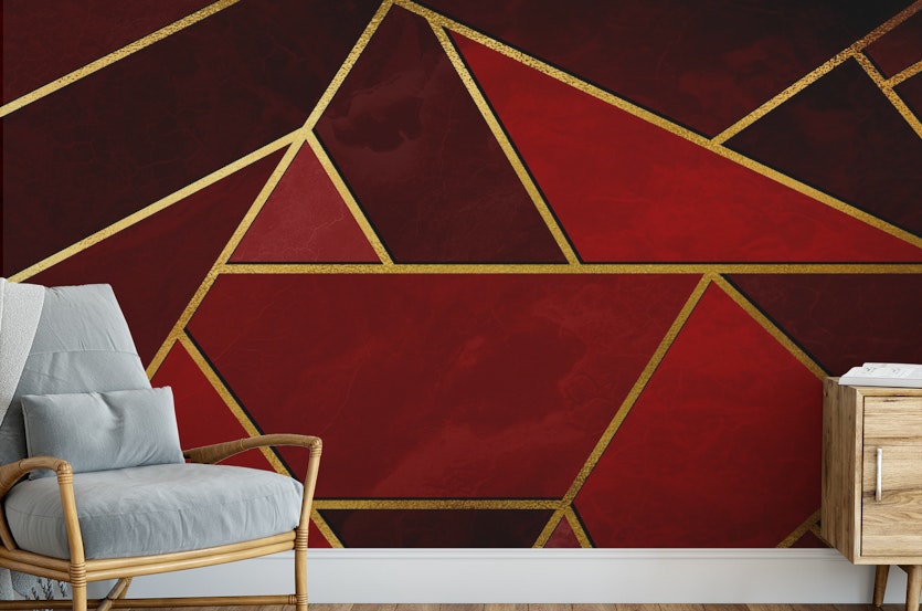 red and gold wallpaper designs
