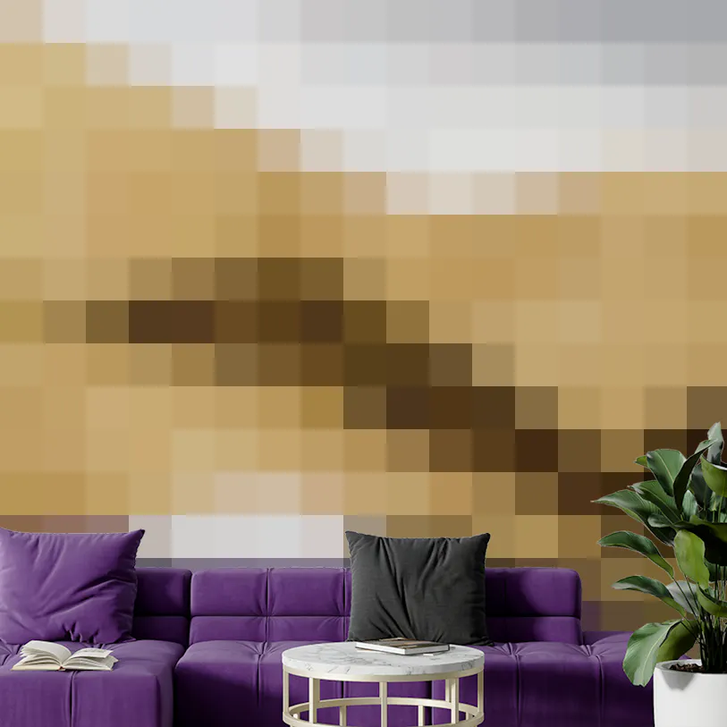 Gold Marble & Wood Wallpaper Mural for Walls