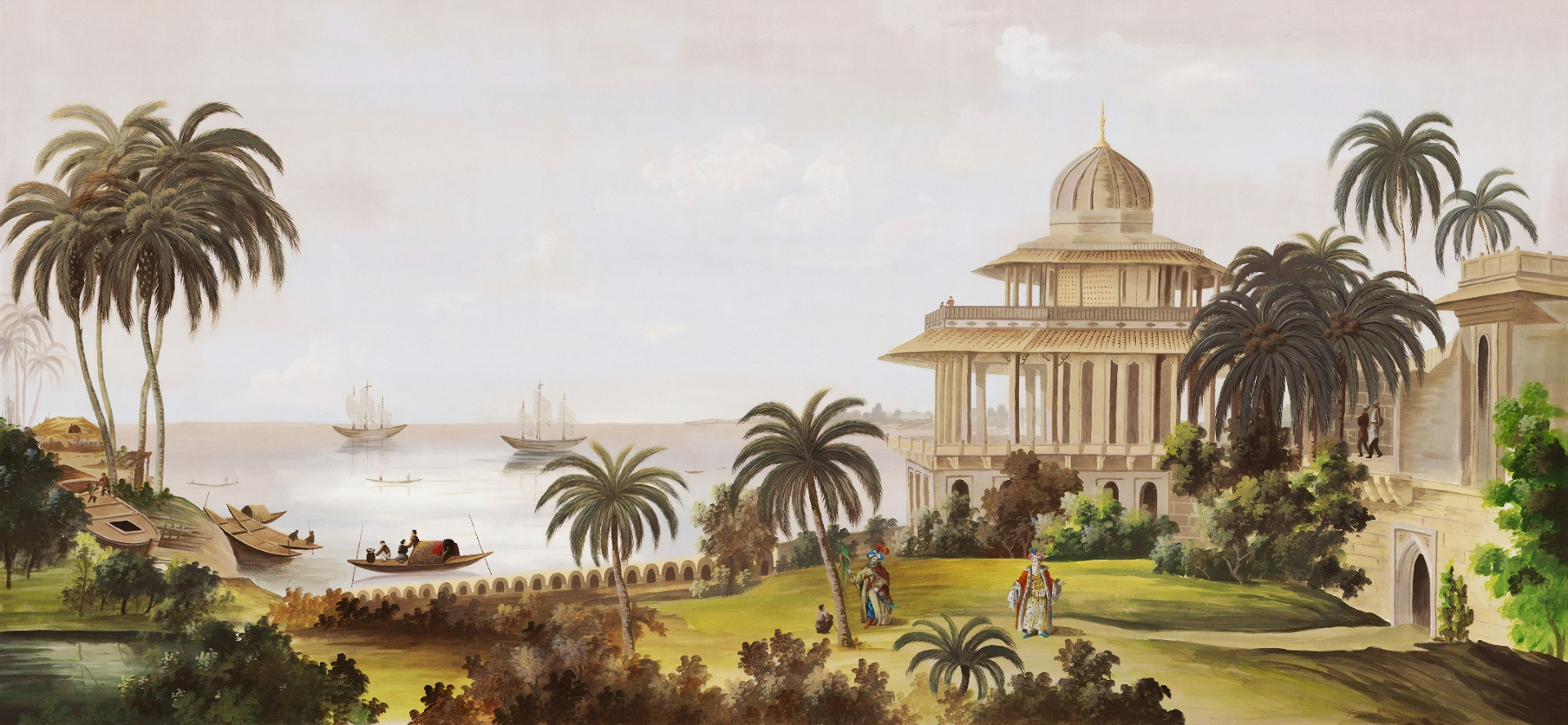 3D Indian Epic culture Wallpaper – Home Decoram