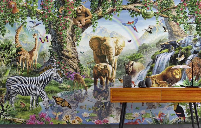 jungle wallpaper for kids