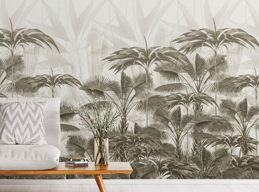 Peel and Stick Bushy Palms Wallpaper Murals