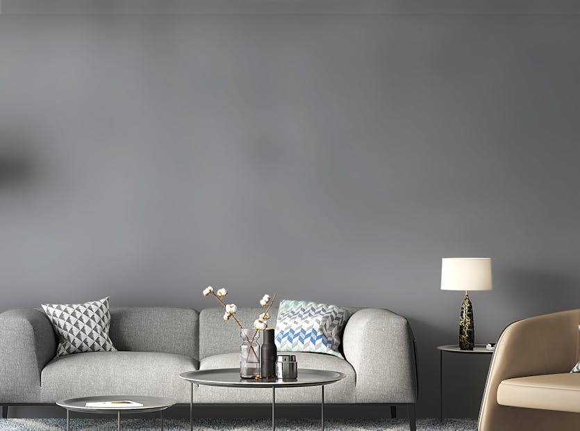 Peel and Stick Industrial Gray Color Concrete Wallpaper Mural