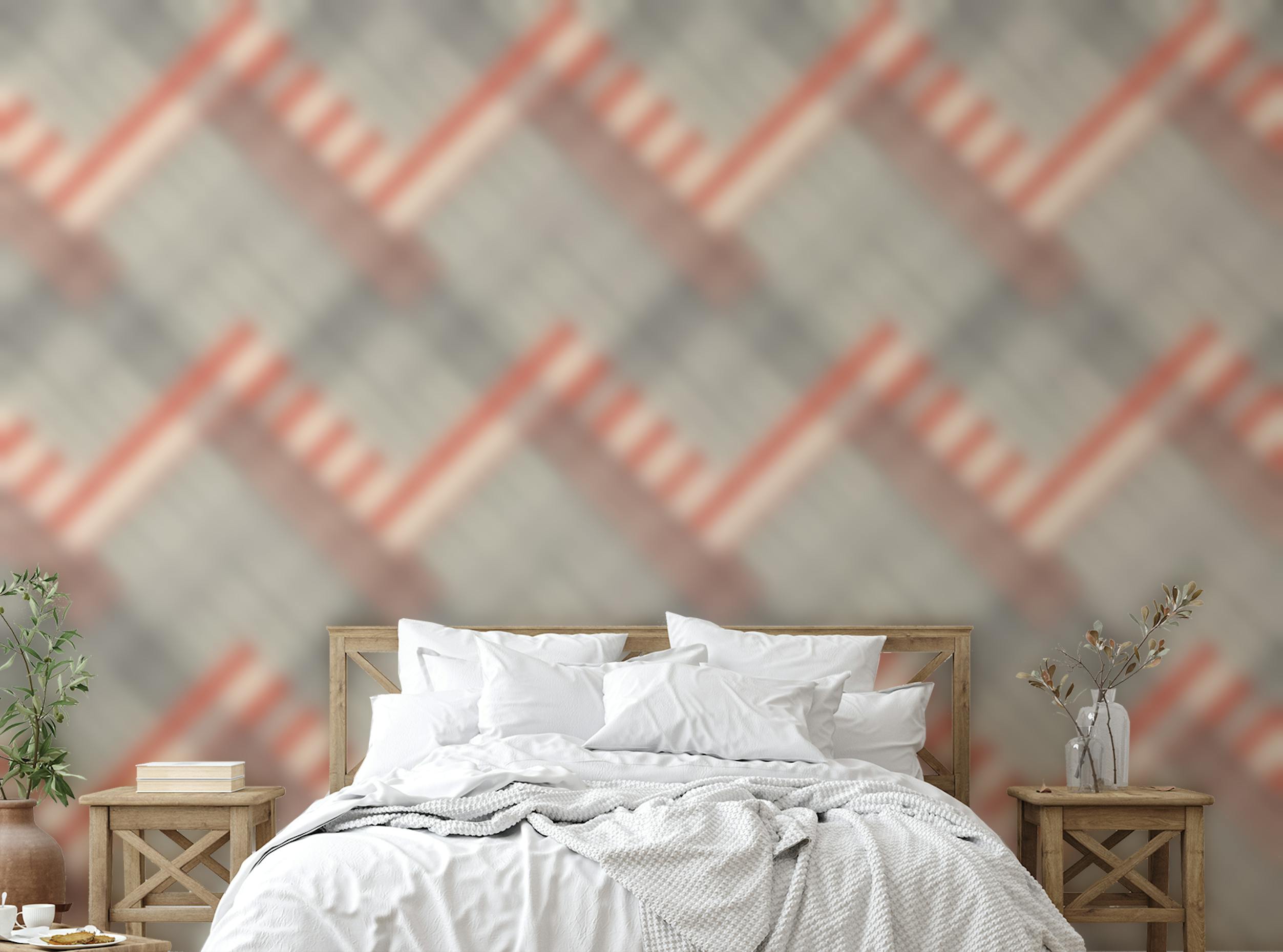 Peel and Stick Gorgeous Striped Geometric Wallpaper