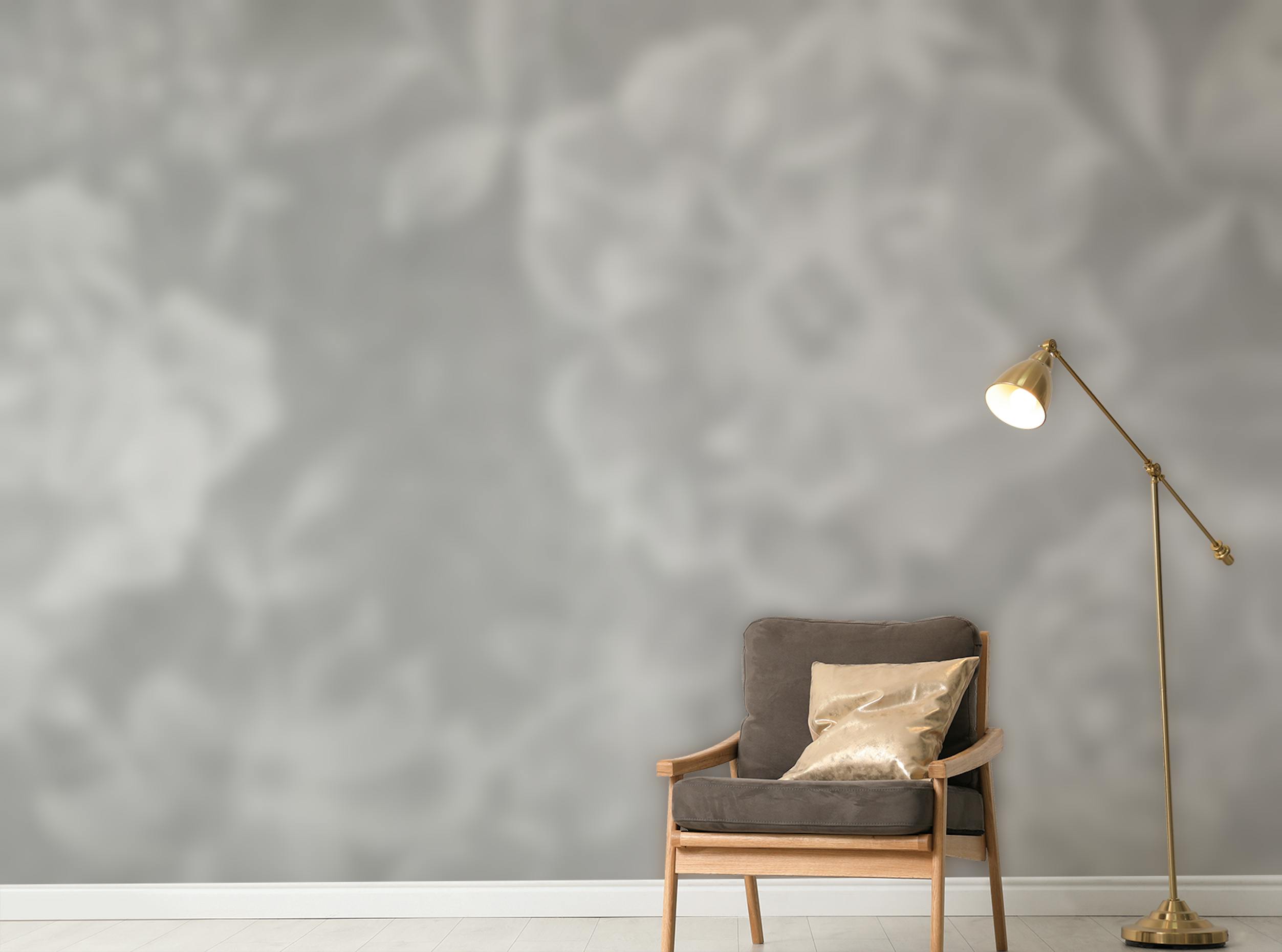 Peel and Stick Flowers with old white Wall wallpaper