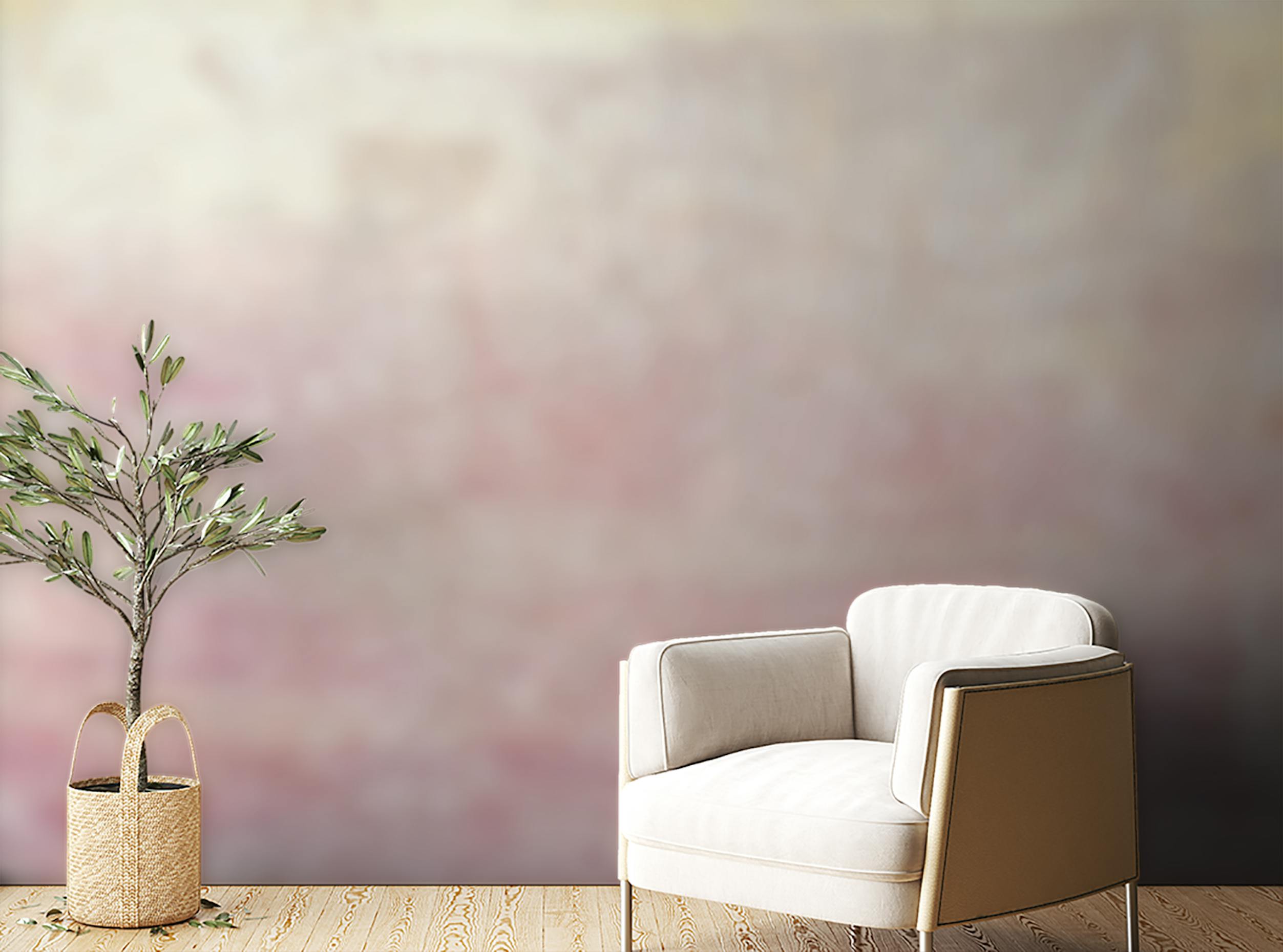 Peel and Stick Blush Serenity Textured Wallpaper
