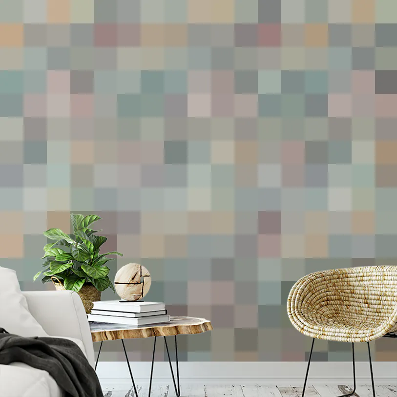 Forest Fauna Mosaic Wallpaper for Walls