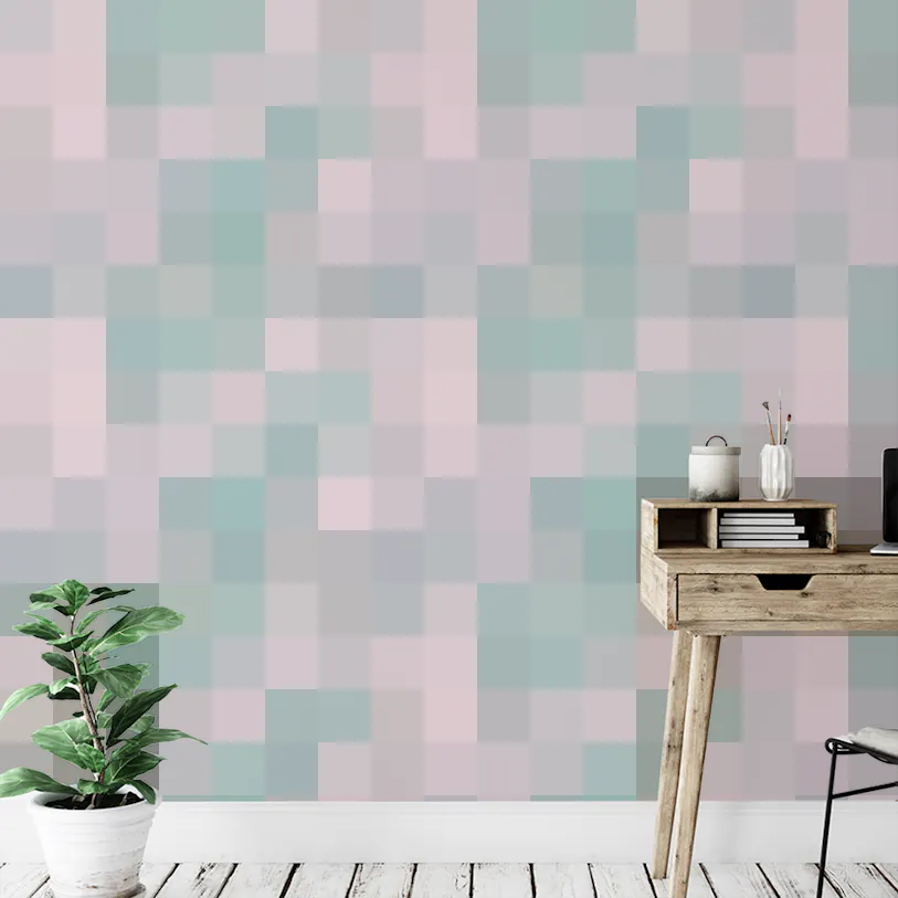 Scandinavian Style Trees and Leaves Wallpaper for Walls