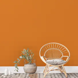 Orange Color Geometric Arch Wallpaper for Walls
