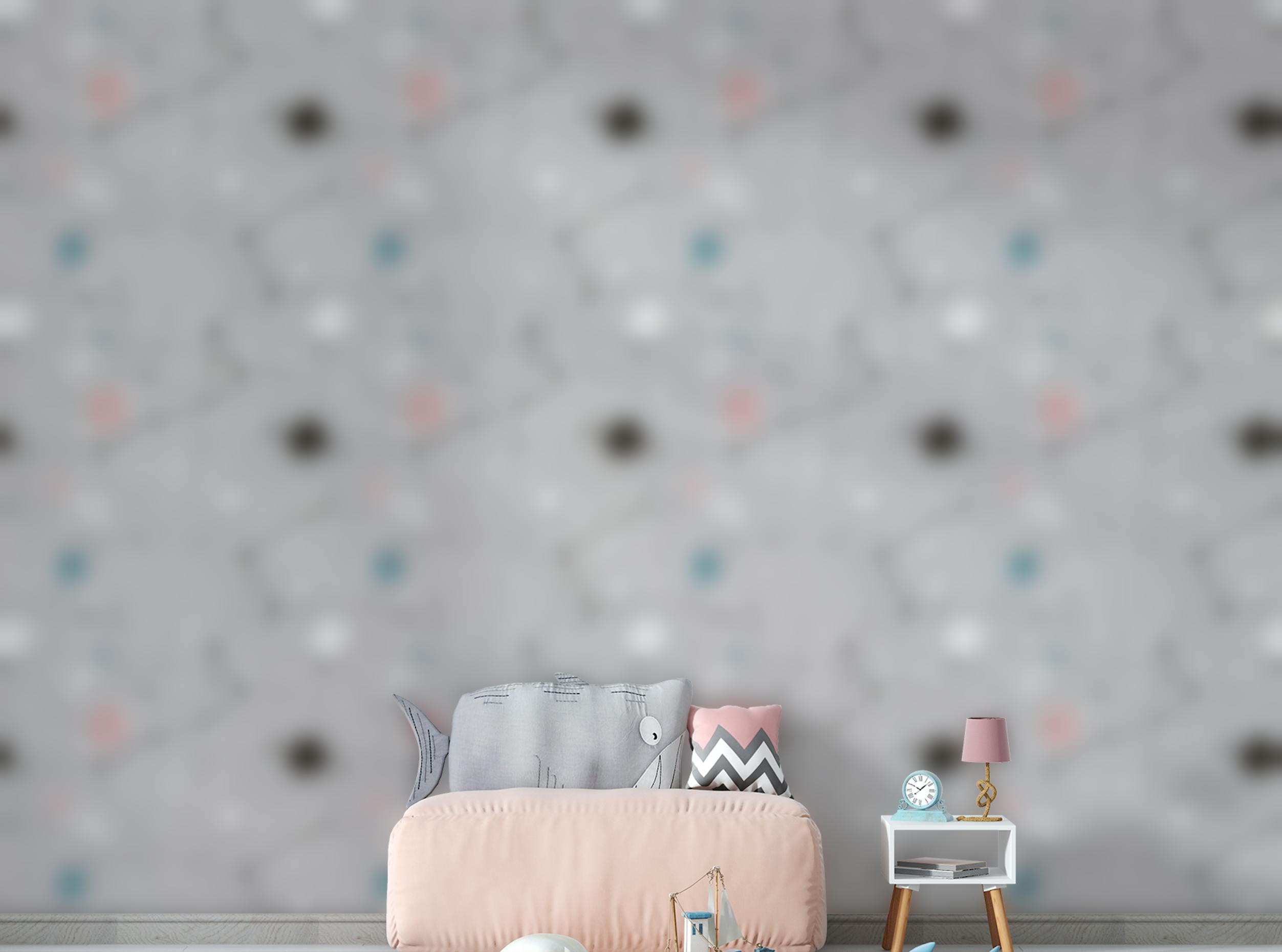 Peel and Stick Stars and Planets Kids Room Wallpaper