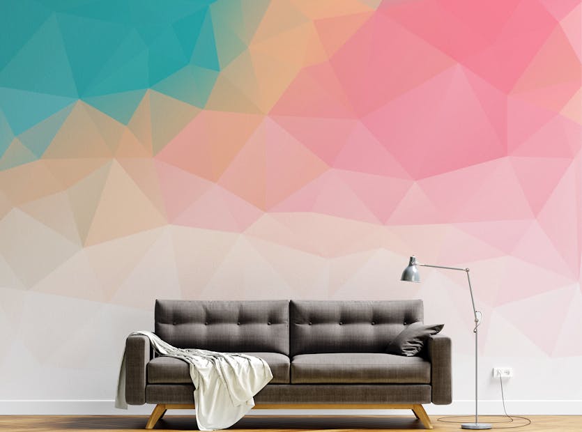 Peel and Stick Colorful Ombre Wallpaper Murals