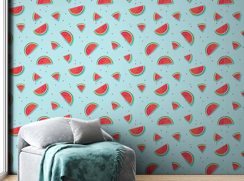 Peel and Stick Watermelon Wallpaper
