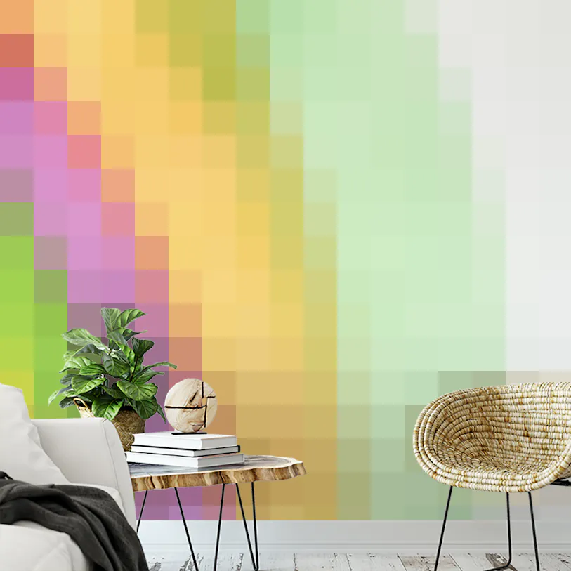 Watercolor Painted Color Strokes Wallpaper Murals for Walls