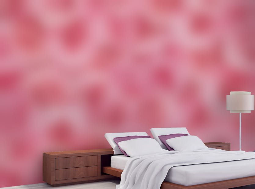 Peel and Stick Peel and Stick Blush Pink Roses Wallpaper Murals