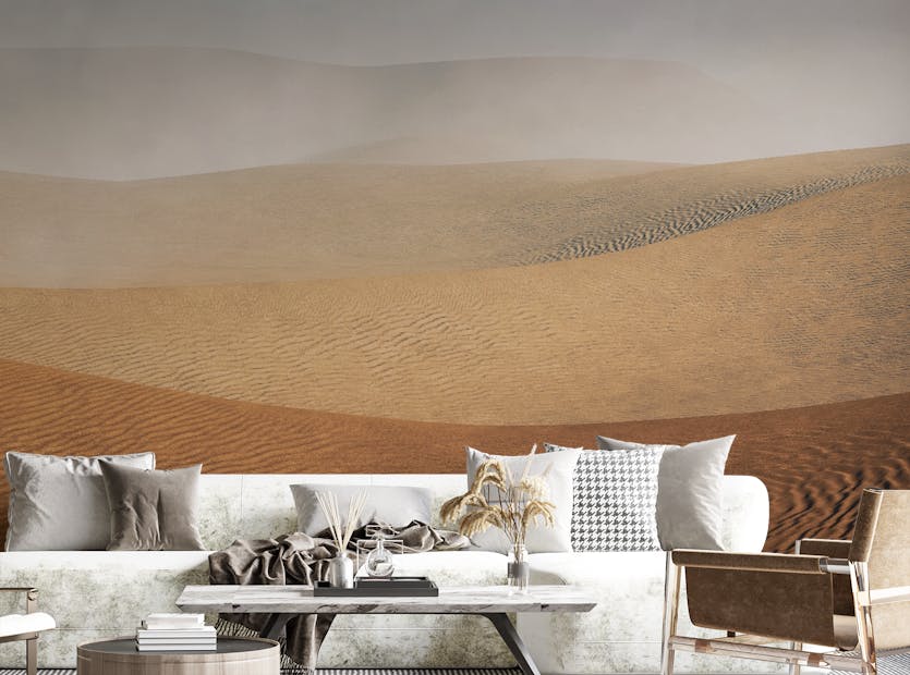 Peel and Stick Sahara Desert Sandstorm Wallpaper