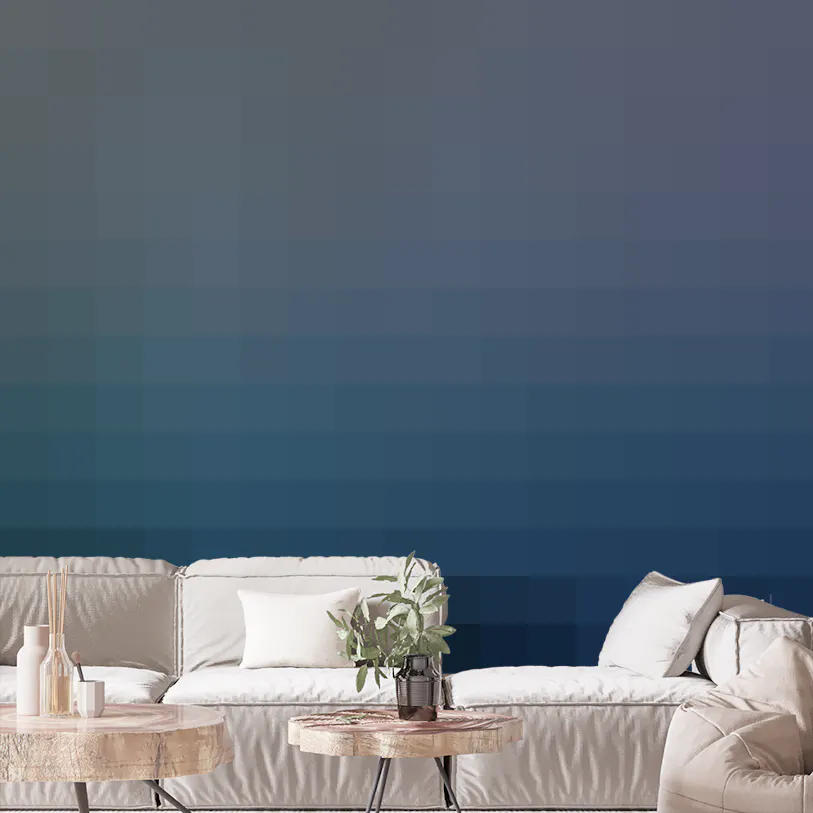 Deep Blue Ombre Textured Wall Mural for Walls