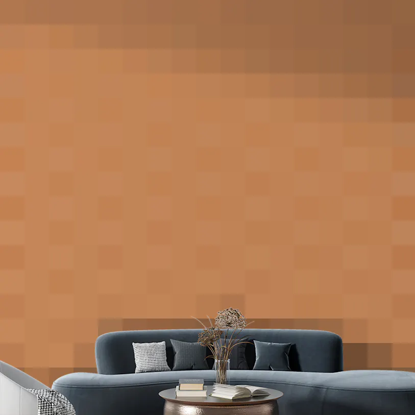 Retro Flame Pattern Wallpaper for Walls