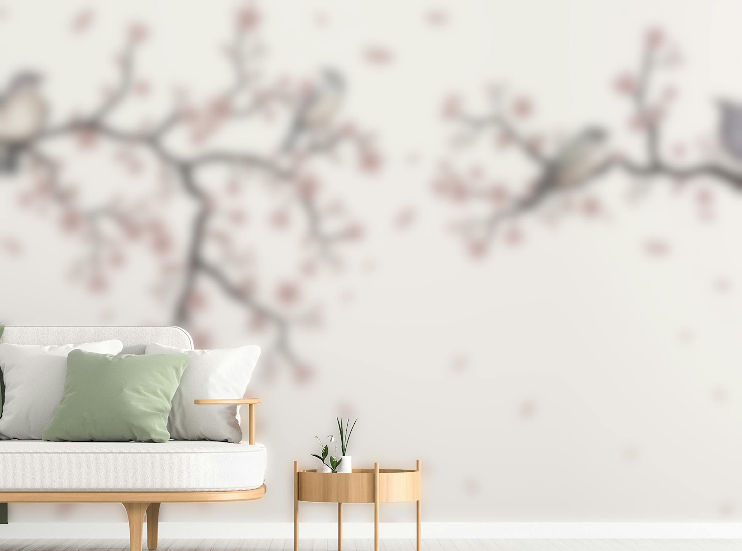 Peel and Stick Cherry Blossom Serenade Wall Mural