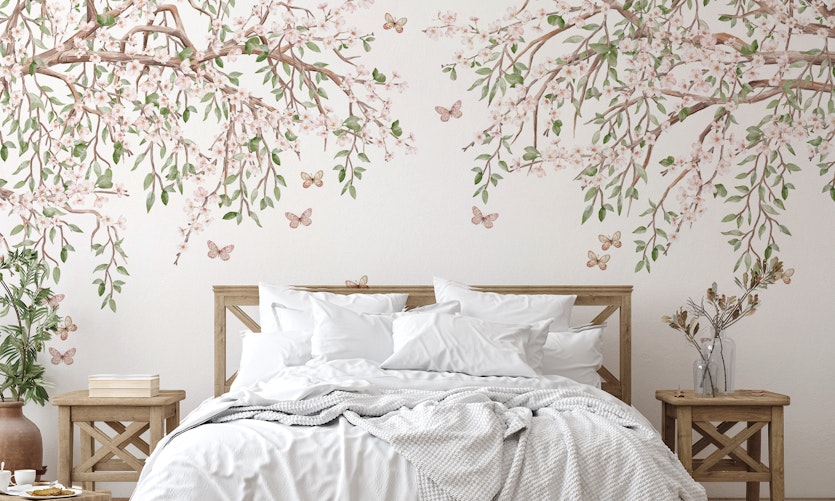 light pink color wall