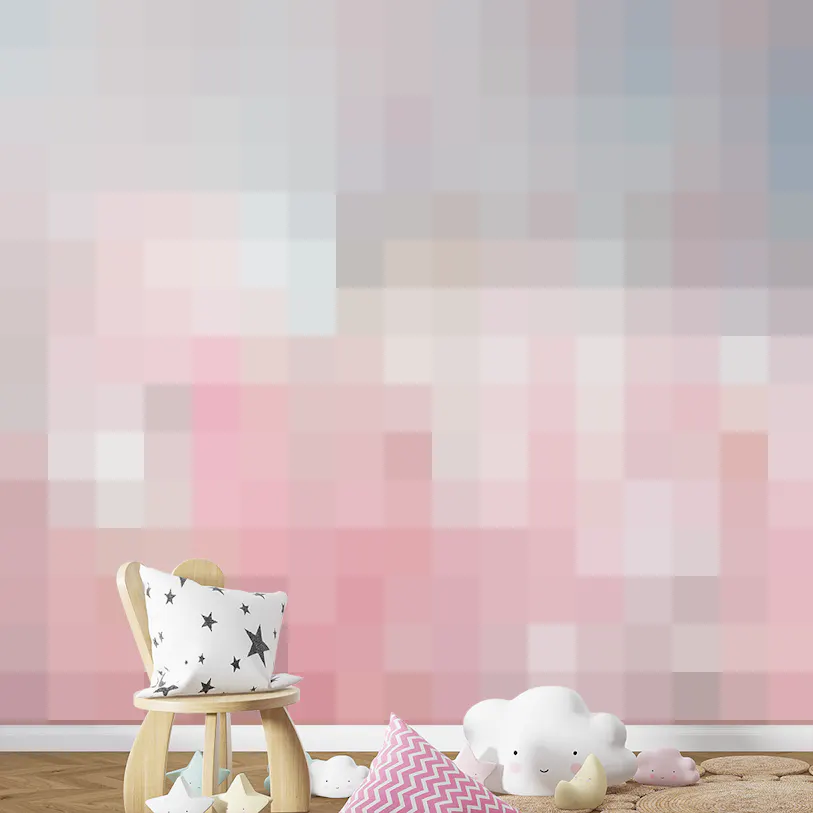 Pink Unicorn Forest Wall Mural for Walls