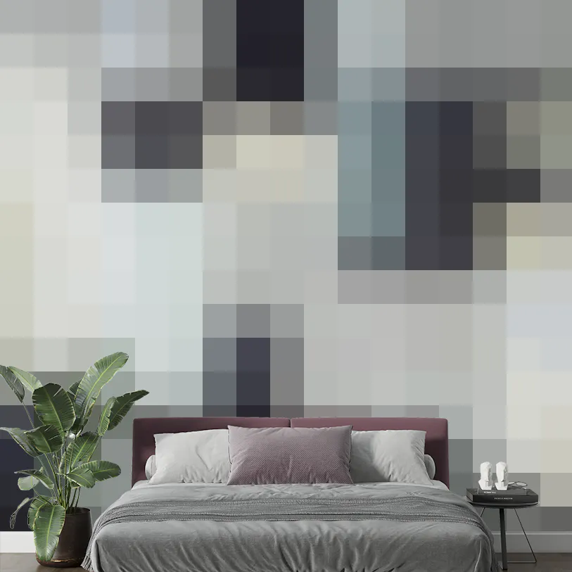 Abstract Geometric Wall Mural for Walls