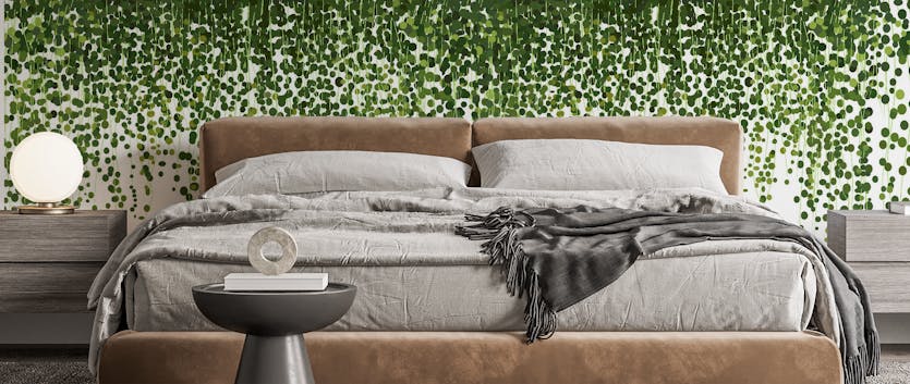 Green Star Scape Fabric, Wallpaper and Home Decor