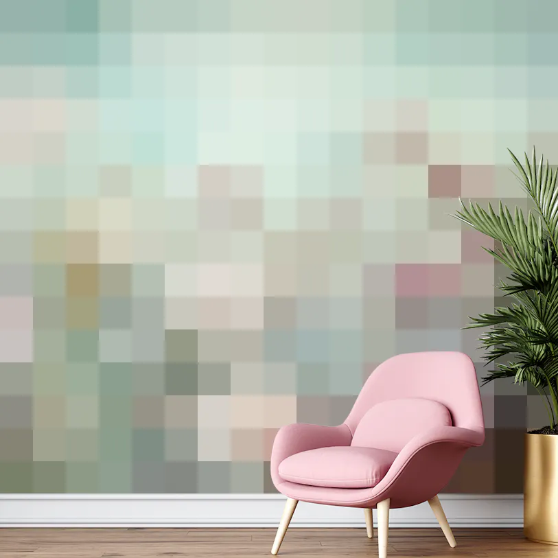Colorful Pastel Flower Wallpaper Mural for Walls