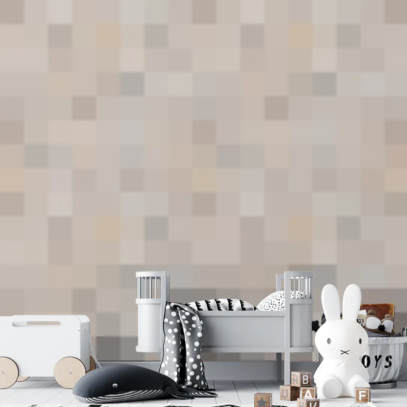Beige Canine Parade Wallpaper for Walls