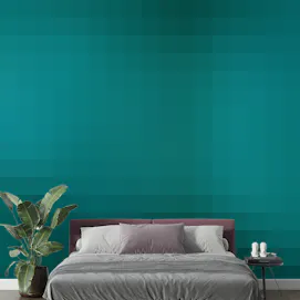 Turquoise Rustic Concrete Texture Wallpaper Mural for Walls