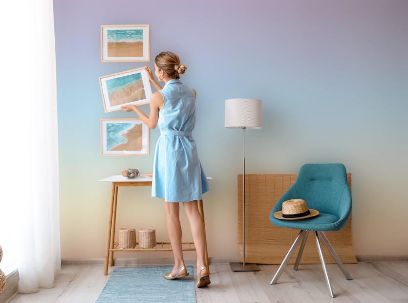 Peel and Stick Pastel Ombre Wallpaper Mural