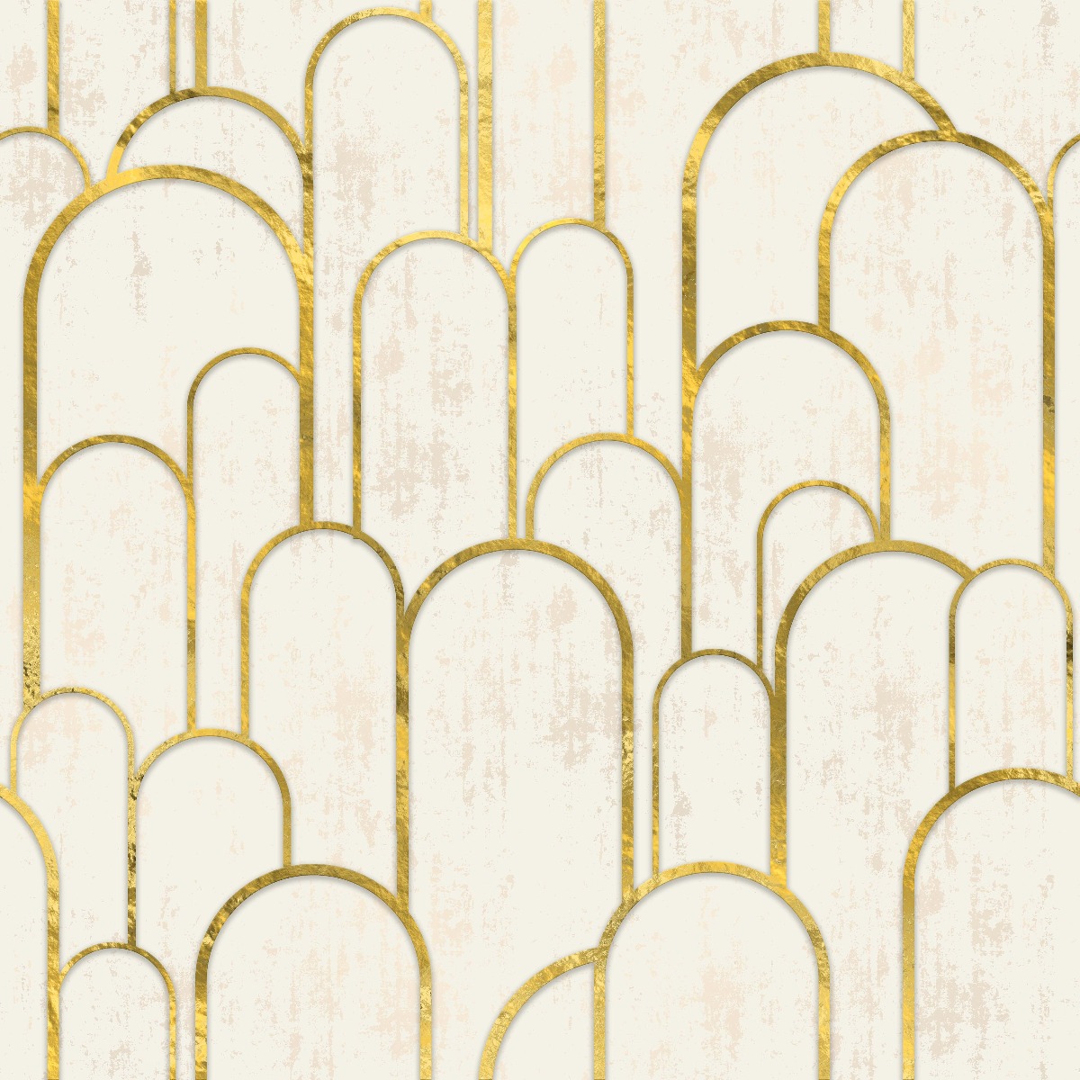 Art Deco wallpaper beige - geometric non-woven wallpaper bedroom, kitchen |  wall-art.com