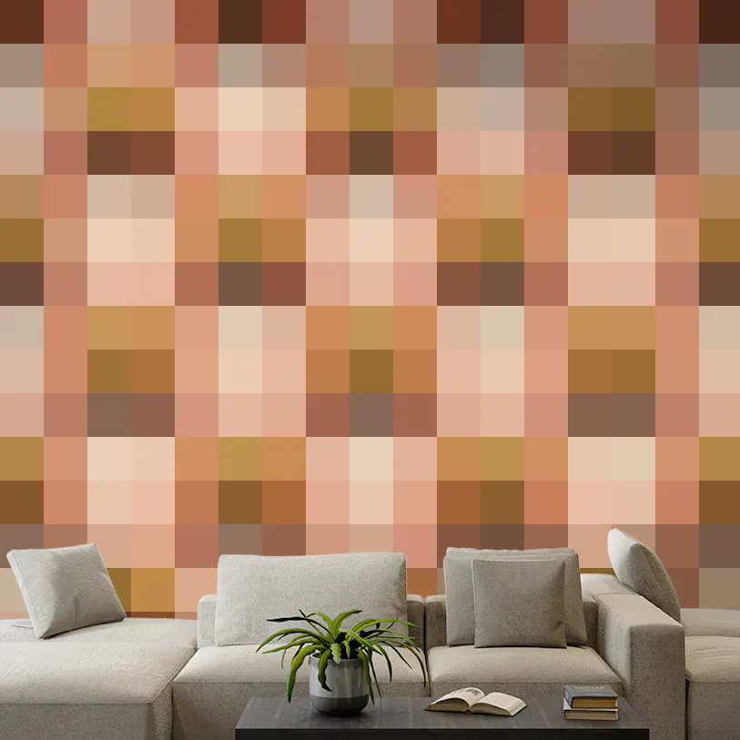 Mindfulness Semi Circle Pattern Wallpaper for Walls