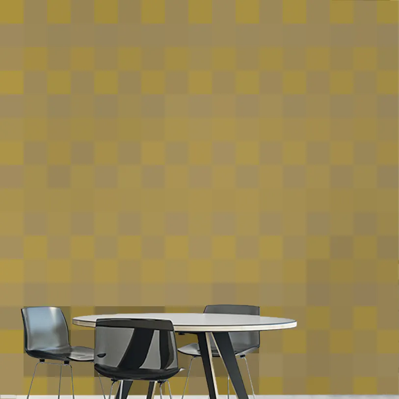 1970s Hex Dot Brown Color Wallpaper for Walls