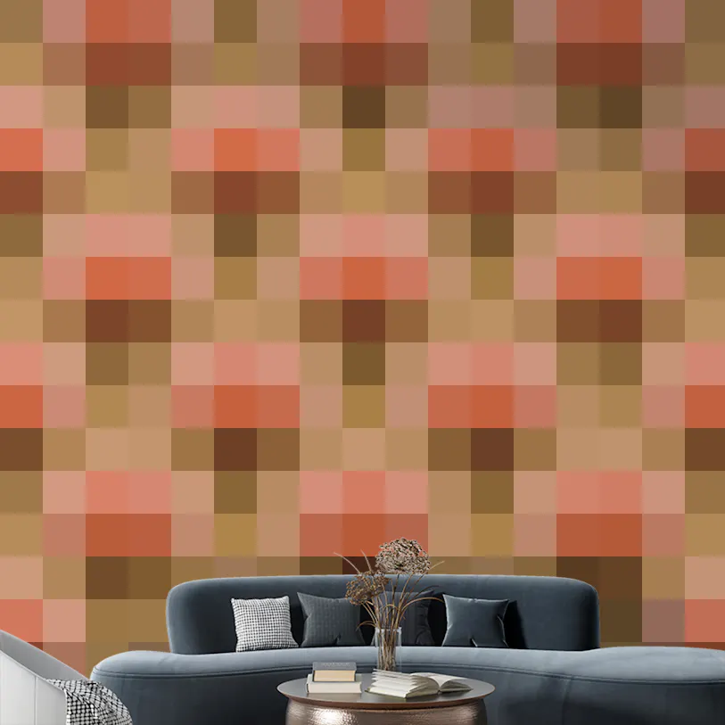 Apricity Boho Chocolate Yellow Wallpaper for Walls