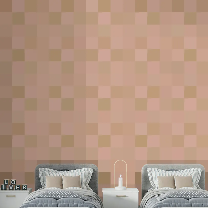 Cute Bees Seamless Pattern Pink Wallpaper for Walls