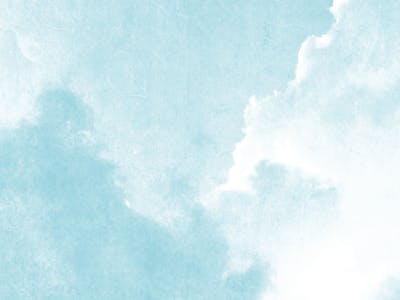 Cloud Nine Blue Sky Pattern Wallpaper