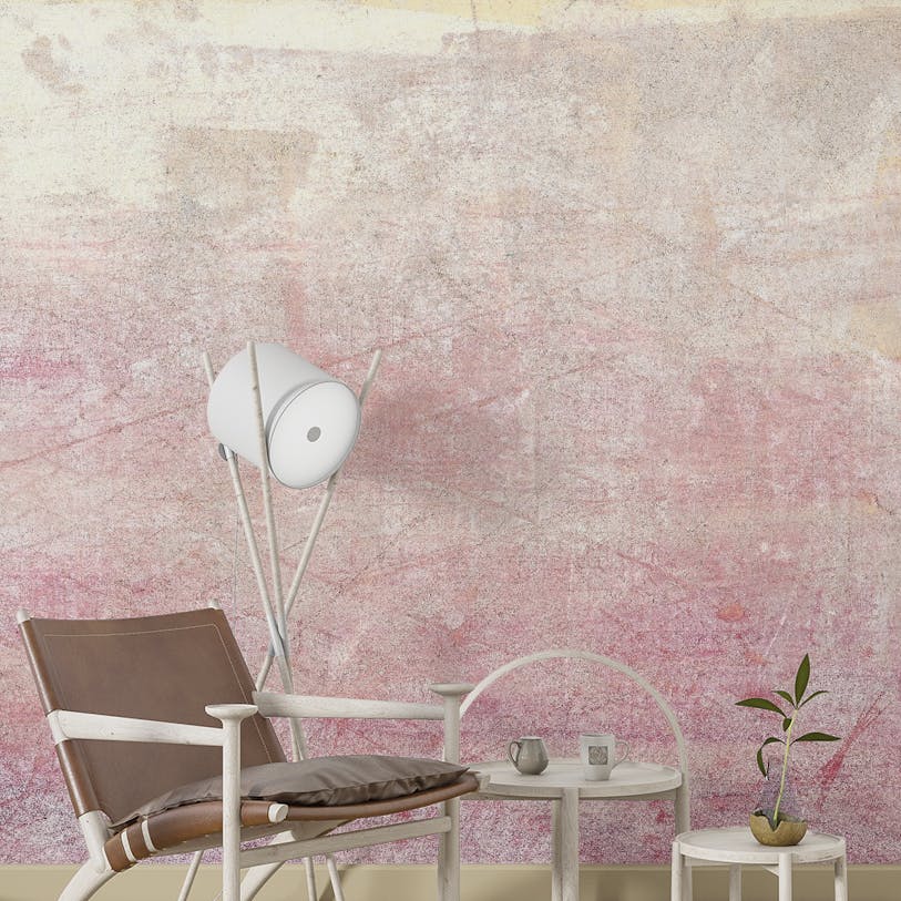 Blush Serenity Textured Wallpaper