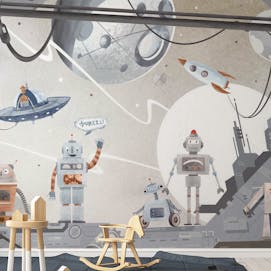 Stellar Bot Expedition Wall Mural